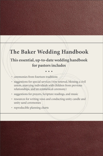 Book cover of: Baker Wedding Handbook