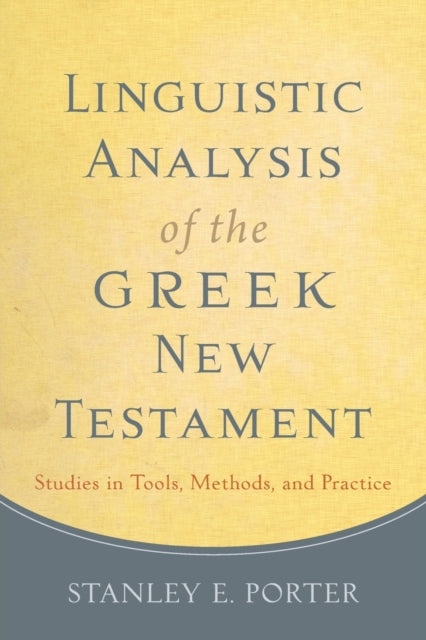 Book cover of: Linguistic Analysis of the Greek Ne