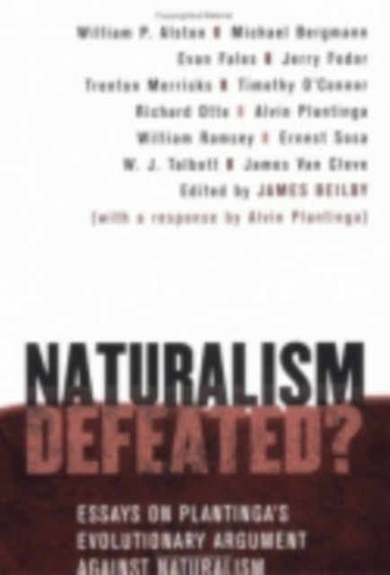 Book cover of: Naturalism Defeated?. By: James K. Beilby