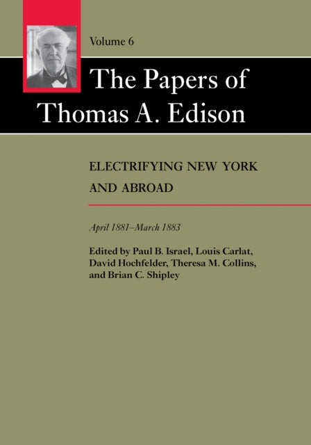 Book cover of: Papers of Thomas A. Edison. By: Thomas A. Edison