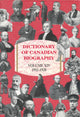 Book cover of: Dictionary of Canadian Biography / Dictionaire Biographique Du Canada
