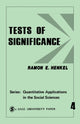 Book cover of: Tests of Significance