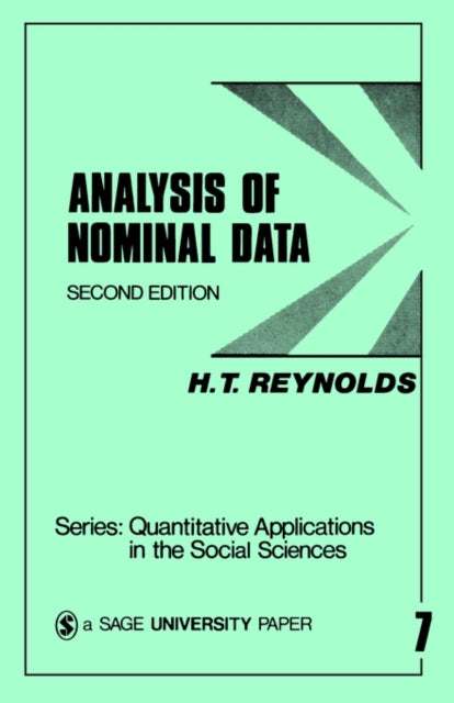Book cover of: Analysis of Nominal Data. By: H . T. Reynolds