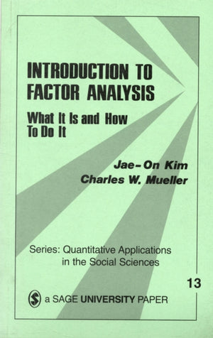 Introduction to Factor Analysis