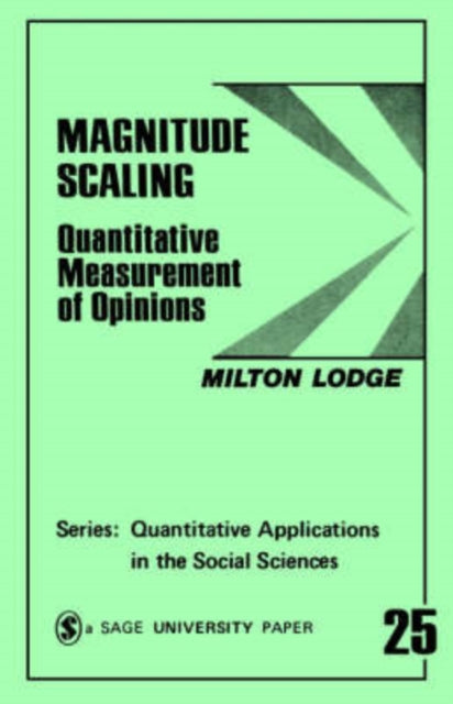 Book cover of: Magnitude Scaling