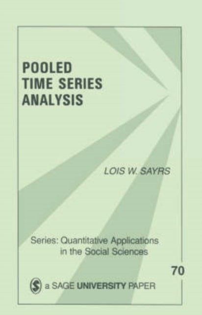 Book cover of: Pooled Time Series Analysis