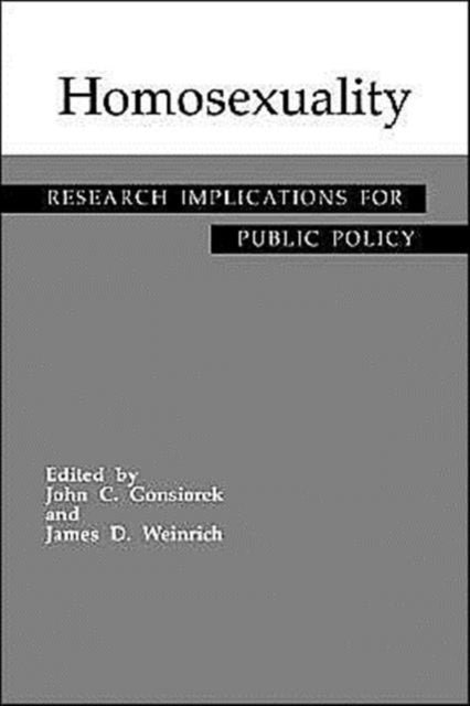 Book cover of: Homosexuality