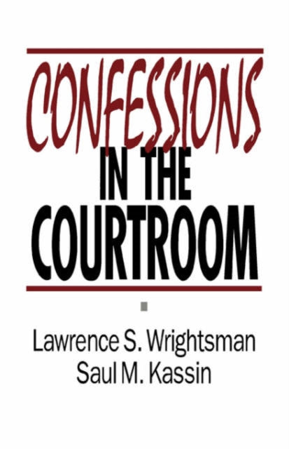 Book cover of: Confessions in the Courtroom