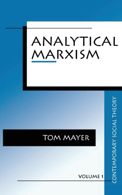 Book cover of: Analytical Marxism