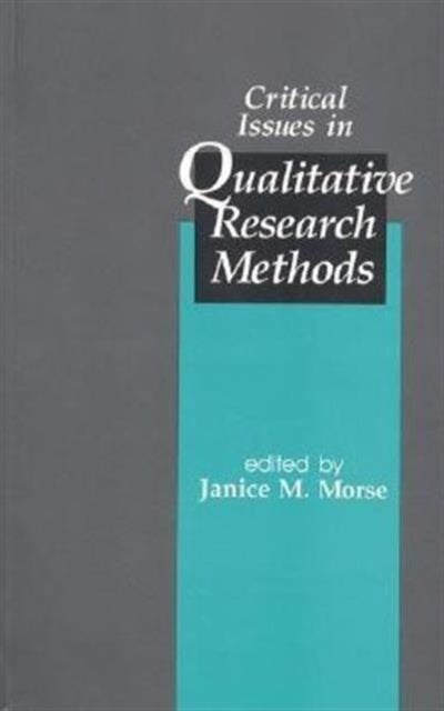 Book cover of: Critical Issues in Qualitative Research Methods
