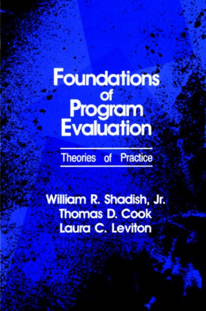 Book cover of: Foundations of Program Evaluation. By: William R. Shadish