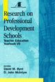 Book cover of: Research on Professional Development Schools. By: David M. Byrd