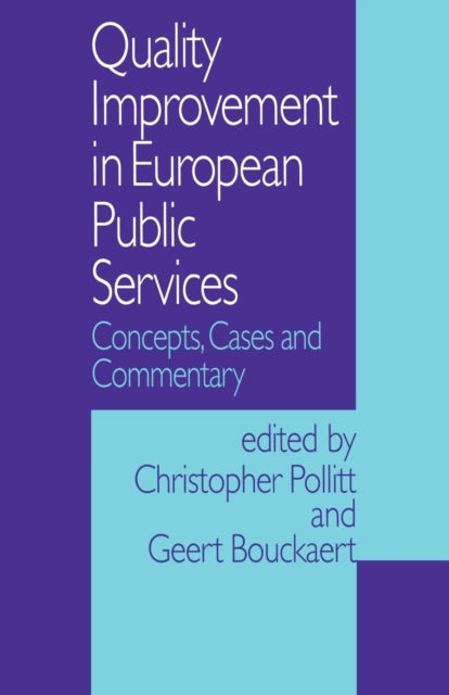 Book cover of: Quality Improvement in European Public Services