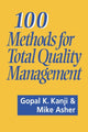Book cover of: 100 Methods for Total Quality Management