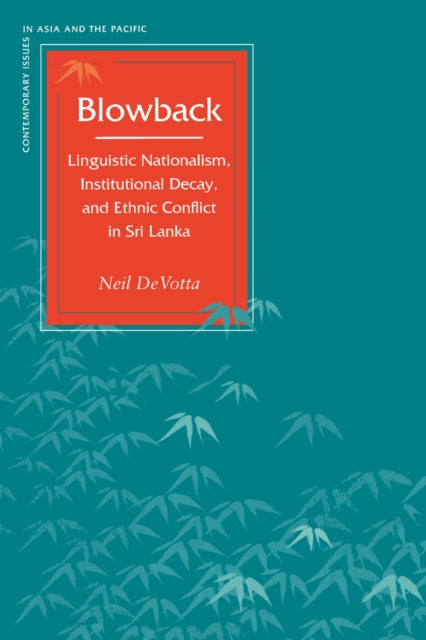 Book cover of: Blowback. By: Neil De Votta