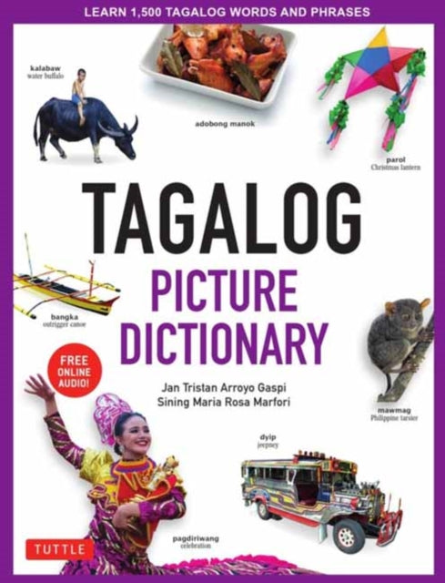 Book cover of: Tagalog Picture Dictionary. By: Jan Tristan Gaspi