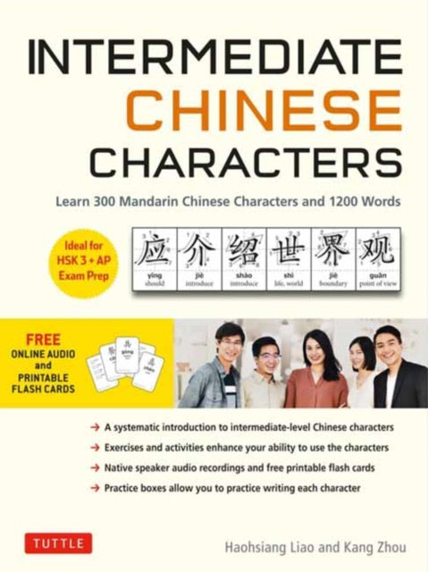 Book cover of: Intermediate Chinese Characters. By: Haohsiang Liao