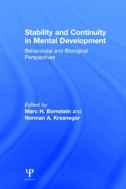 Book cover of: Stability and Continuity in Mental Development