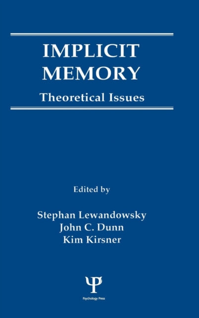 Book cover of: Implicit Memory