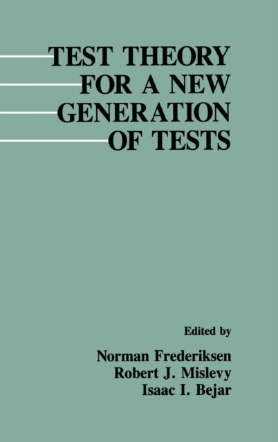 Book cover of: Test Theory for A New Generation of Tests
