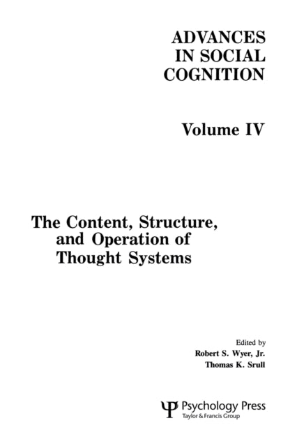 Book cover of: Content, Structure, and Operation of Thought Systems