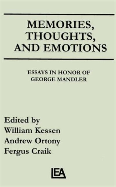 Book cover of: Memories, Thoughts, and Emotions