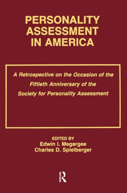 Book cover of: Personality Assessment in America