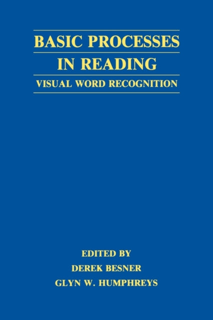 Book cover of: Basic Processes in Reading