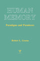 Book cover of: Human Memory