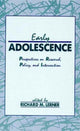 Book cover of: Early Adolescence. By: Richard M. Lerner