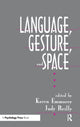 Book cover of: Language, Gesture, and Space