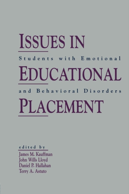 Book cover of: Issues in Educational Placement