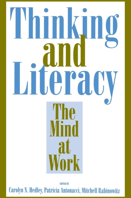 Book cover of: Thinking and Literacy