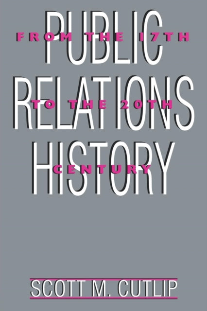 Book cover of: Public Relations History