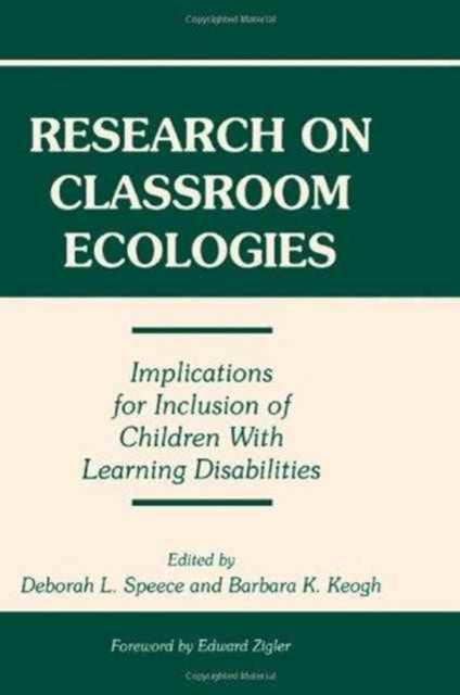 Book cover of: Research on Classroom Ecologies