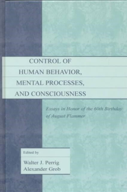 Book cover of: Control of Human Behavior, Mental Processes, and Consciousness