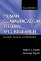 Book cover of: Human Communication Theory and Research. By: Robert L. Heath