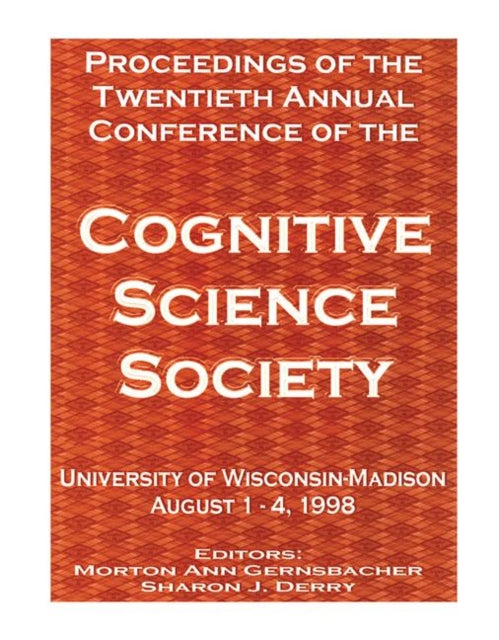 Book cover of: Proceedings of the Twentieth Annual Conference of the Cognitive Science Society