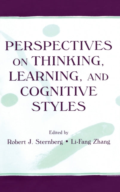 Book cover of: Perspectives on Thinking, Learning, and Cognitive Styles