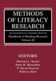 Book cover of: Methods of Literacy Research