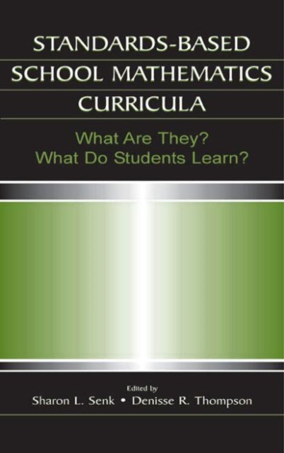 Book cover of: Standards-based School Mathematics Curricula