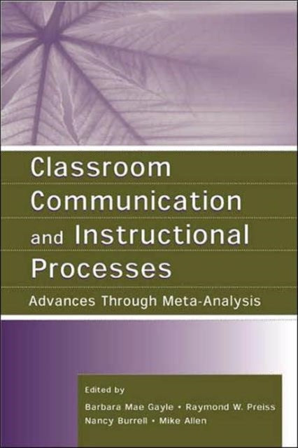 Book cover of: Classroom Communication and Instructional Processes