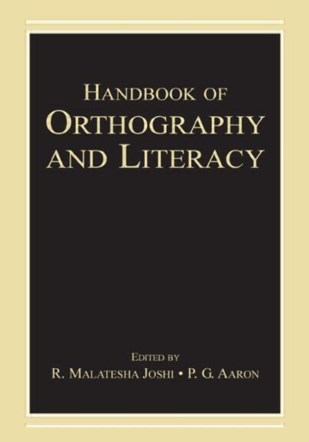 Book cover of: Handbook of Orthography and Literacy