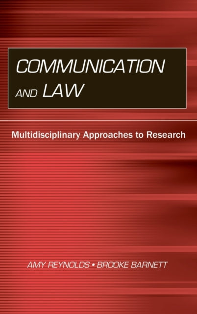 Book cover of: Communication and Law