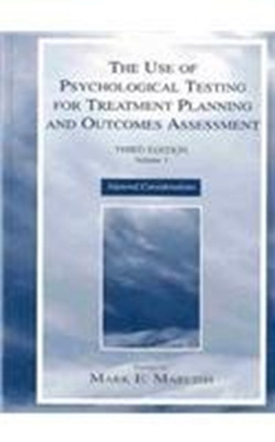Book cover of: Use Psych.Test Set V 1,2,3. By: Mark E. Maruish