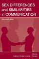Book cover of: Sex Differences and Similarities in Communication