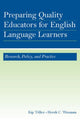 Book cover of: Preparing Quality Educators for English Language Learners