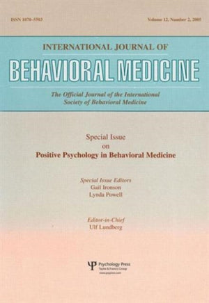 Exploration of the Health Benefits of Factors That Help Us to Thrive