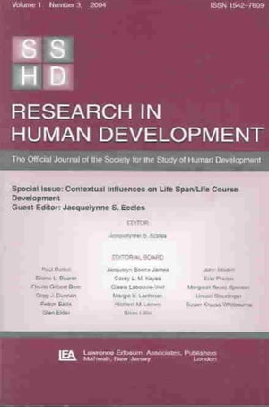 Contextual Influences on Life Span/life Course
