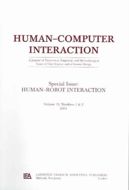 Book cover of: Human-robot Interaction